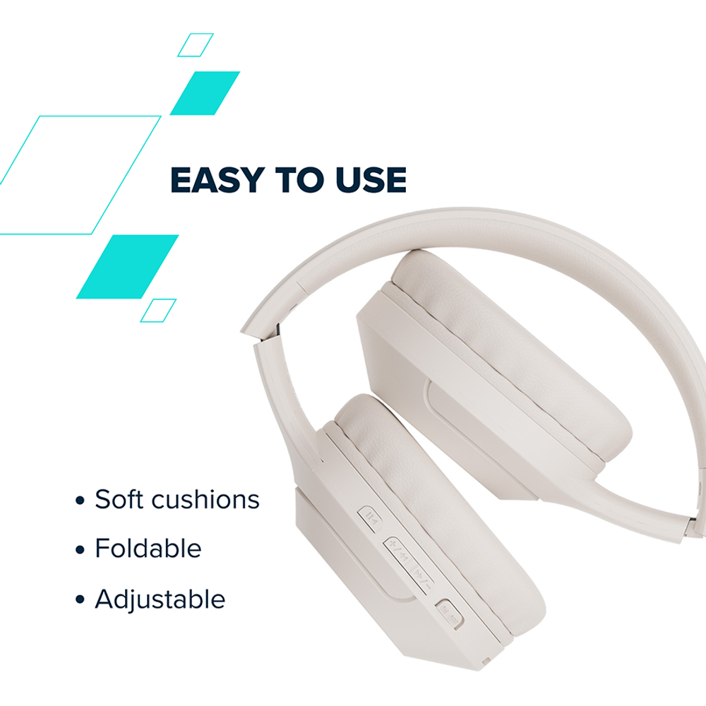 CANYON BTHS-3 Bežične Bluetooth Slušalice, Bež slika 7