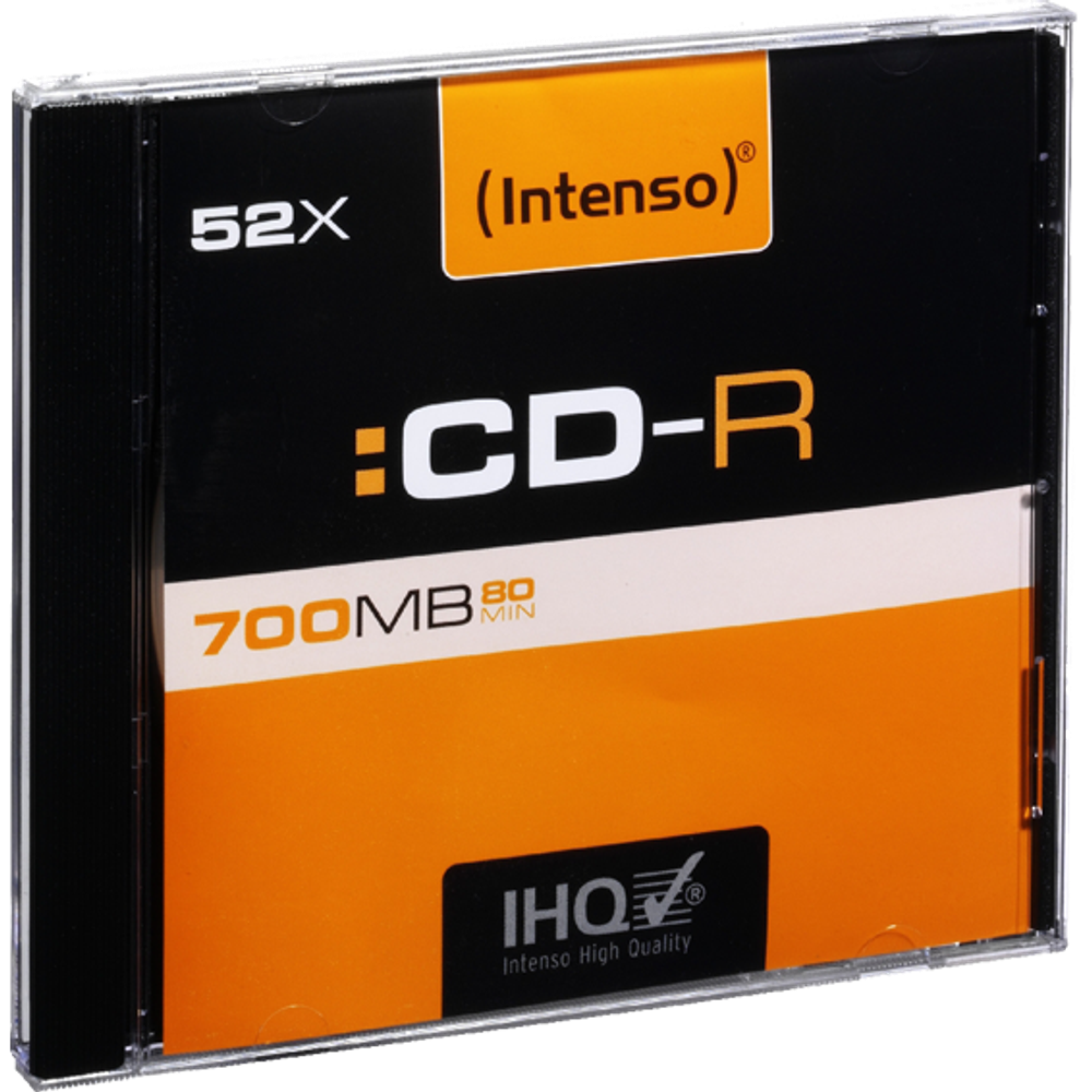 (Intenso) CD-R 700MB (80 min.) pak. 1 komad Slim Case - CD-R700MB/1Slim slika 1