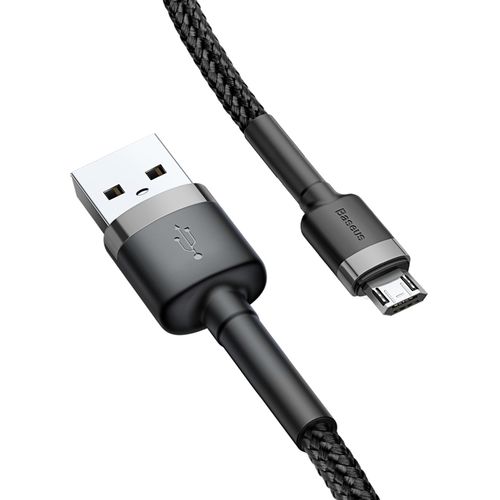 Baseus kabel trajna najlonska pletena žica USB / Micro USB QC3.0 2.4A 1m slika 2