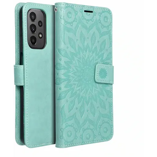 MEZZO Book case preklopna torbica za SAMSUNG GALAXY A23 5G mandala green slika 1