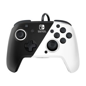 PDP NINTENDO SWITCH FACEOFF DELUXE CONTROLLER + AUDIO PDP BLACK &amp; WHITE
