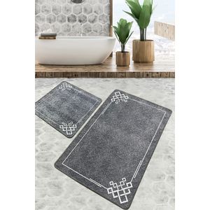 Olita Multicolor Bathmat Set (2 Pieces)