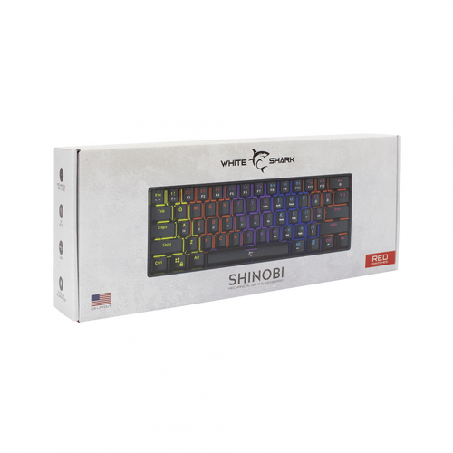 White Shark WS GK 2022 SHINOBI, Black SR, Mechanical Keyboard slika 5