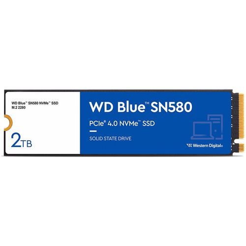 SSD WD Blue SN580 NVMe 2TB M.2 WDS200T3B0E slika 1