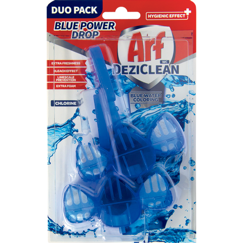 Arf WC Deziclean Osvježivač WC školjke blue water coloring 2x33g slika 1