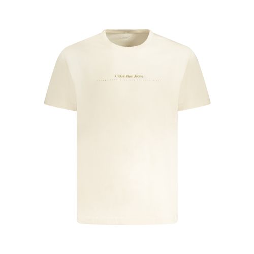 CALVIN KLEIN SHORT SLEEVE T-SHIRT MEN BEIGE slika 1