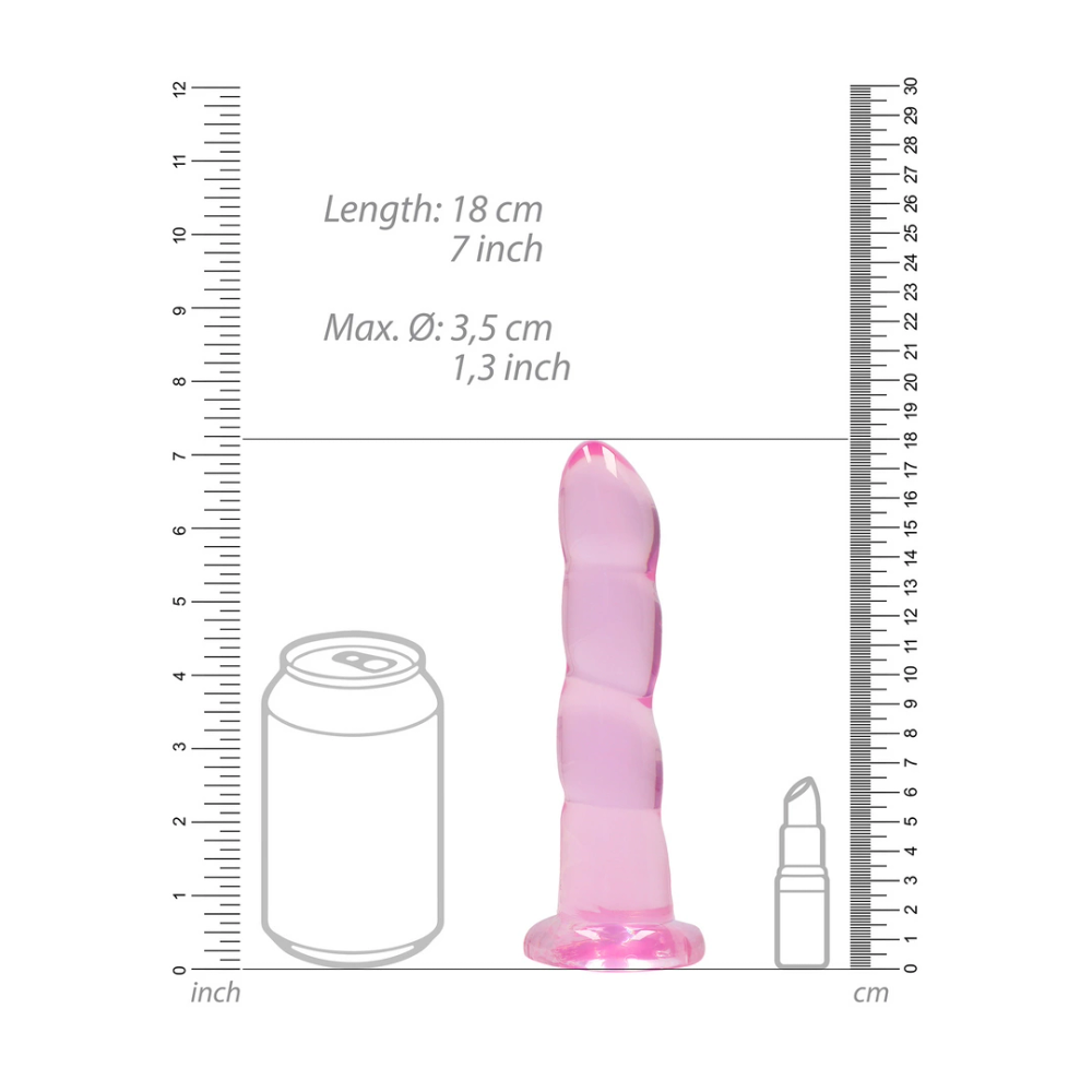 RealRock by Shots nerealistični dildo s vakuumskom čašicom - 7 / 17 cm slika 4