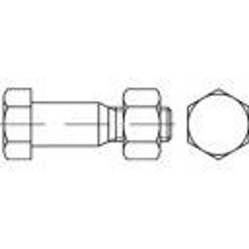 TOOLCRAFT TO-5435169 vijak s šesterokutnom glavom M20 65 mm vanjski šesterokutni DIN 7968 čelik 1 St. slika 1