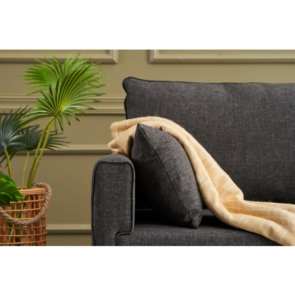Trosjed Bella Sofa - Antracit Boja slika 4