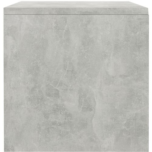 Noćni ormarić od iverice siva boja betona 40 x 30 x 30 cm slika 31
