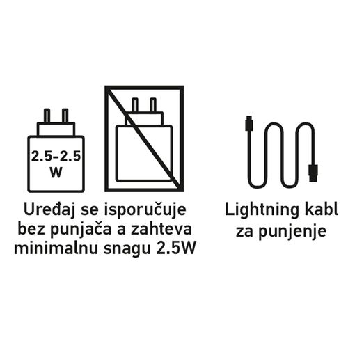 Xwave E22 white Bluetooth slušalice TWS sa mik/v5.3/EDR/baza za punjenje slika 2