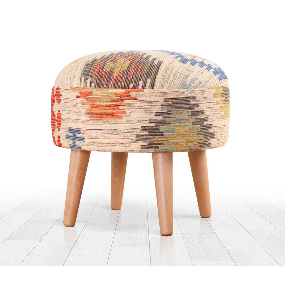 Pouffe Sefian - Boja: Krem slika 4