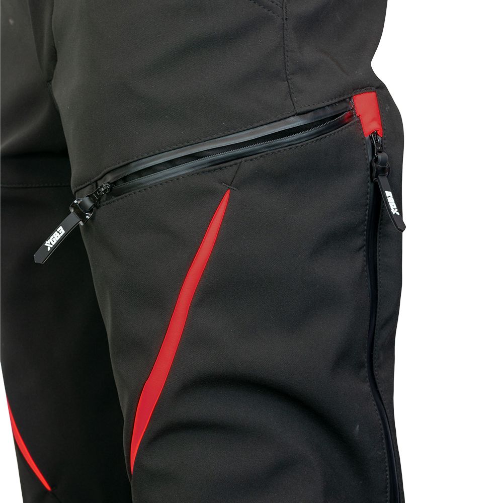 XGB3 Muške hlače Adventure, Red Softshell slika 4