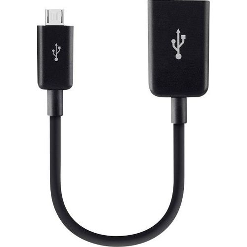 Belkin USB kabel USB 2.0 USB-Micro-B utikač, USB-A utičnica 0.12 m crna  F2CU014btBLK slika 3