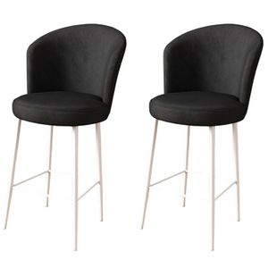 Fora - Black, White Black
White Bar Stool Set (2 Pieces)