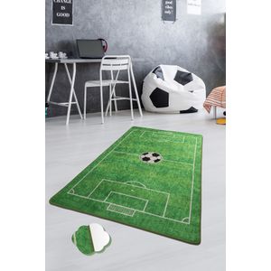 Šareni tanki tepih FOOTBALL (100 x 160 cm)