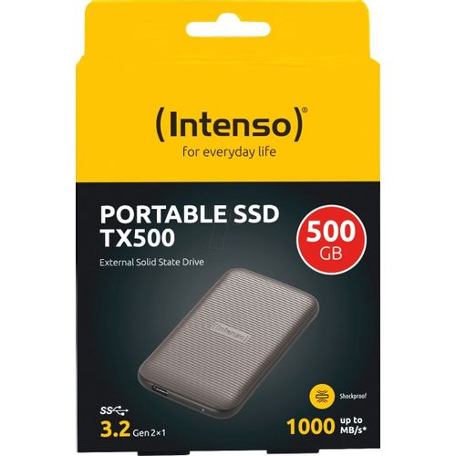 Intenso 500GB SSD TX500 - Prijenosni disk s USB 3.2 sučeljem slika 4