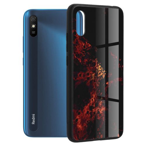 Techsuit Glaze maska za Xiaomi Redmi 9A Red Nebula slika 1