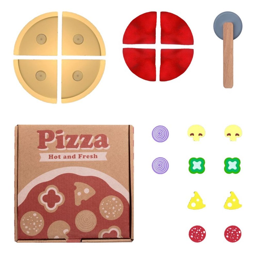 Zopa Set za igru - Drvena pizza u kutiji slika 3