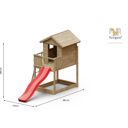 Fungoo kućica GALAXY S - drveno dječje igralište slika 6