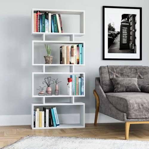 Langdon - White White Bookshelf slika 1