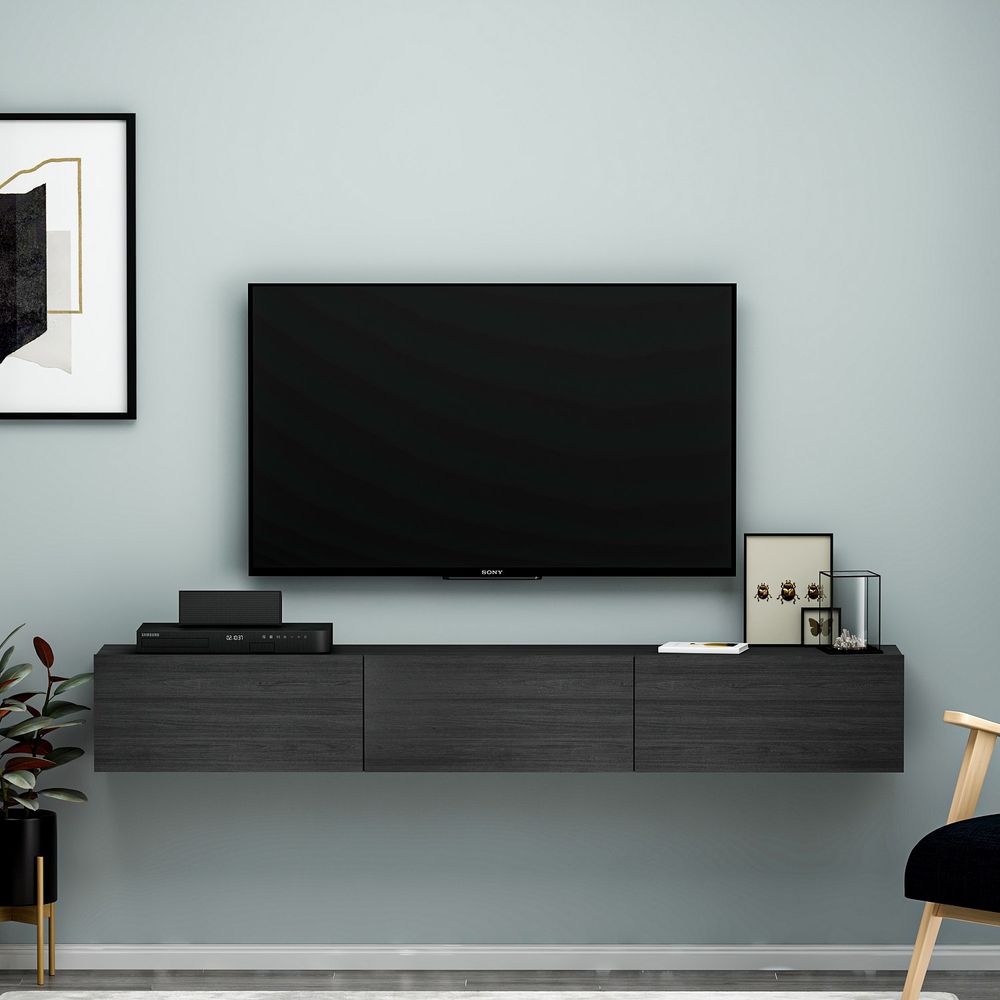 TV stalak Terra - boja crna slika 1