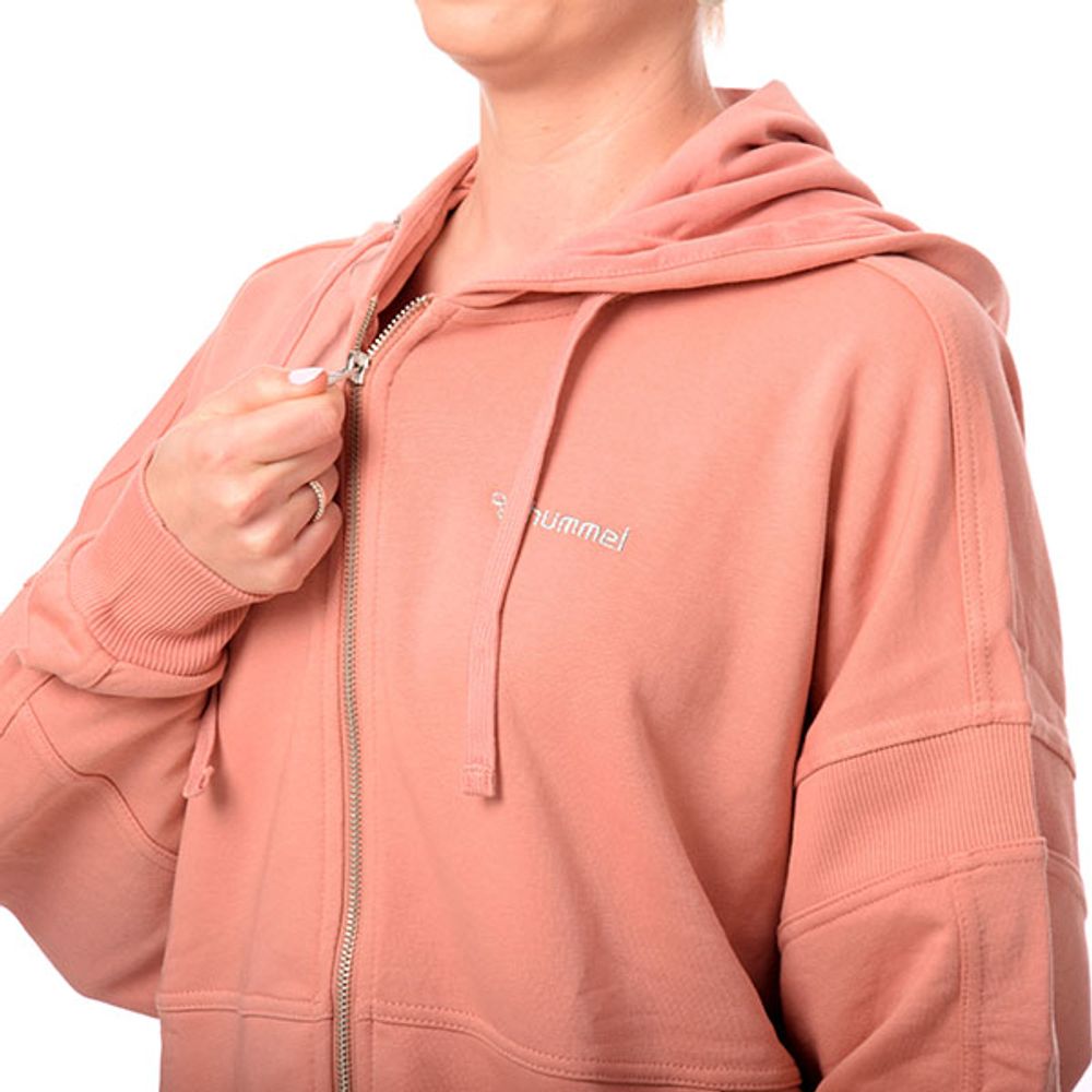 Hummel Duks Hmlrasy Oversize Long Zip Hoodie Za Žene slika 3
