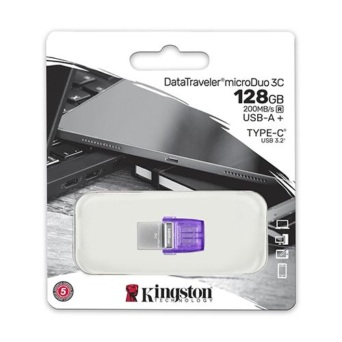 KINGSTON USB memorija 128GB DT microDuo 3.2 slika 3