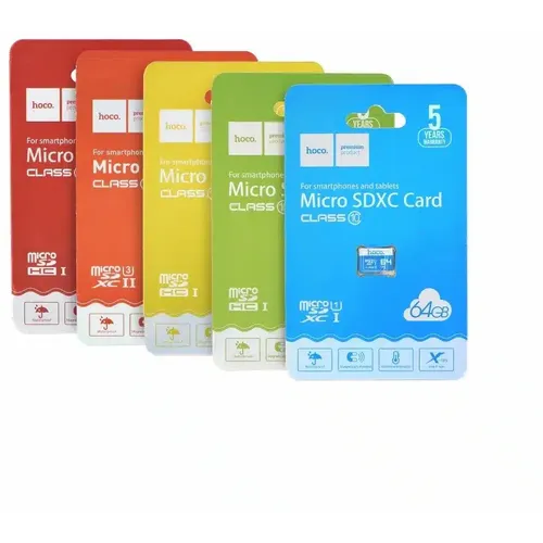 HOCO microSD TF memorija velike brzine 128GB Class 10 memorijska kartica slika 2