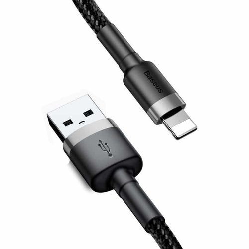 Baseus Cafule USB Lightning kabel 2.4A 50 cm (sivo+crno) slika 2