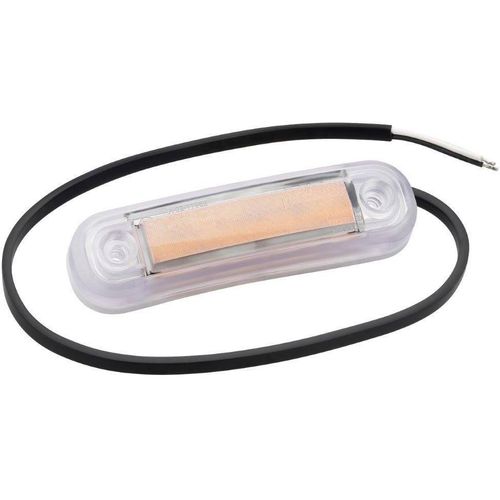 Fristom bočna svjetiljka za označavanje rubova otvoreni kraj kabela odsevno svjetlo sa strane 12 V, 24 V narančasta prozirna slika 6