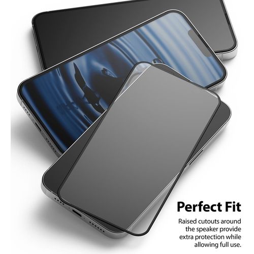 Ringke Invisible Defender ID Full Glass Kaljeno staklo zaštita zaslona Puna pokrivenost s okvirom za iPhone 13 Pro Max slika 4