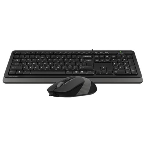 A4-F1010 A4Tech Fstyler tastatura US-LAYOUT + mis USB, Grey slika 3