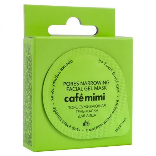 CAFÉ MIMI maska za lice protiv mitisera za sužavanje pora, kananga 15ml slika 1