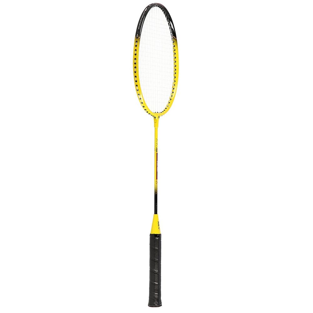 Nrz262 aluminijski / badminton set 2 rakete + 3 perjaste lopte + mreža 600x60cm + navlaka nils slika 3