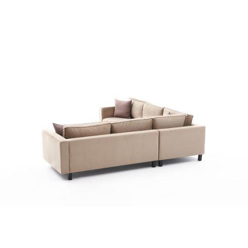 Atelier Del Sofa Kutna garnitura, Krem, Kale Velvet - Cream slika 6