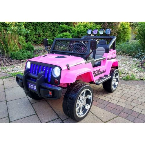 Licencirani S2388 Off Road Jeep rozi - auto na akumulator slika 2