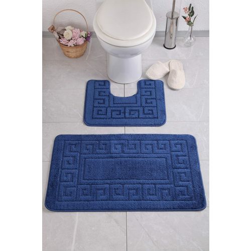 Ethnic Ps - Dark Blue Dark Blue Bathmat slika 1