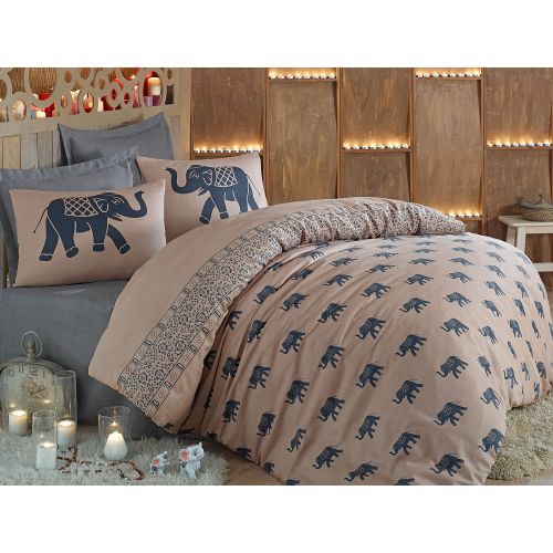 L'essential Maison Fil - Blue Blue
Beige Double Duvet Cover Set slika 1