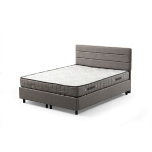 Motya 120 x 200 - Svijetlosiva Osnova za Krevet i Uzglavlje