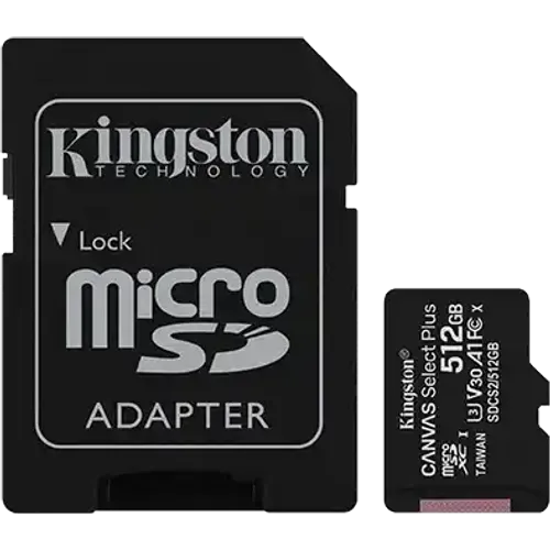 Micro SD Card 512GB Kingston + Adapter Class 10 SDCS2/512GB slika 2