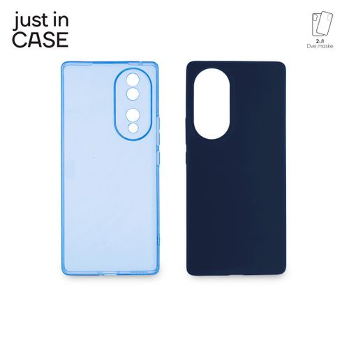 2u1 Extra case MIX paket PLAVI za Honor 70 slika 1