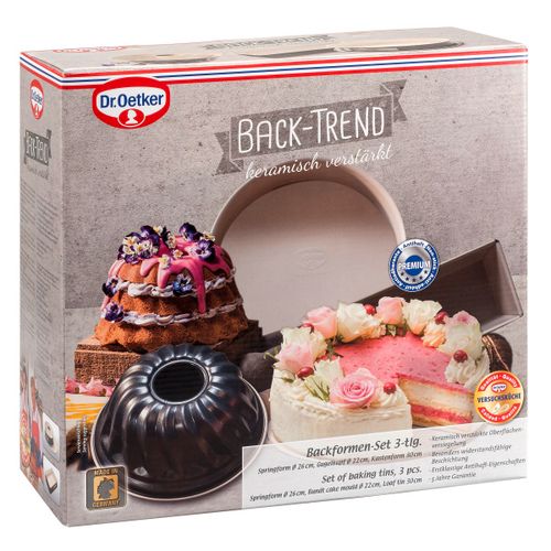 Dr.Oetker set kalupa 26x8cm, 3kom, Back Trend slika 2