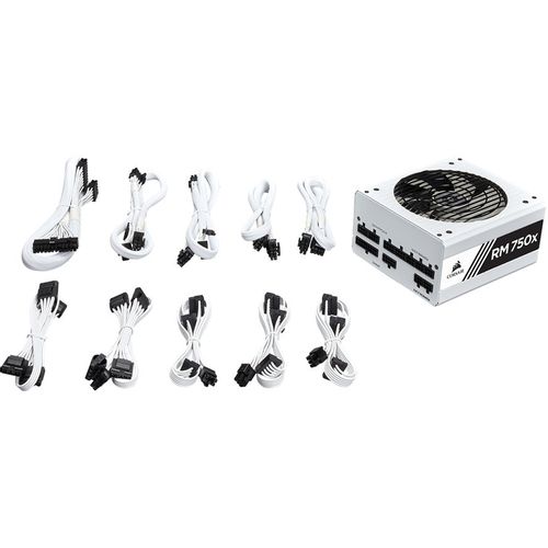 CORSAIR RMx White Series RM750x — 750 Watt 80 PLUS Gold Certified Fully Modular PSU (EU) slika 3