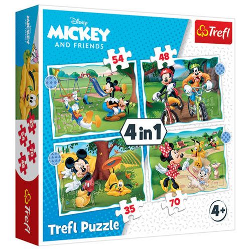 TREFL puzzle Mickey Mouse, 4u1 (35,48,54,70) 34604 slika 1