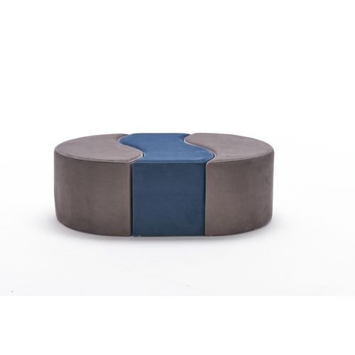 Atelier Del Sofa Tabure, Mink Plava, Alya Puf - Mink, Blue slika 4