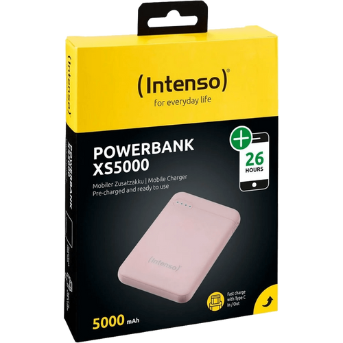 (Intenso) Prijenosni punjač za mobitele i tablete 5000mAh - POWERBANK XS5000 Rose slika 1