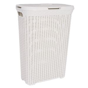 Curver korpa za veš 60L bijela RATTAN 
