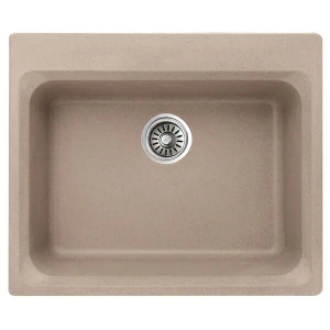 Inter Ceramic sudoper usadni pravokutni 52x62x21 cm + sifon, granit bež