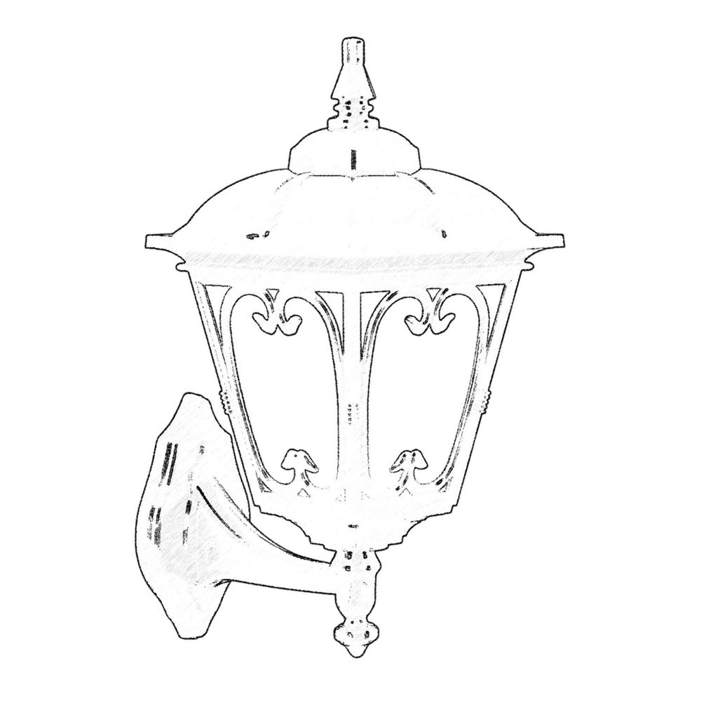 BAP-68181-BSY-M3 Crna Spoljna Zidna Lampa slika 2